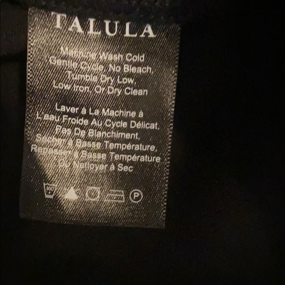 Talula black pull on pants - Picture 3 of 4